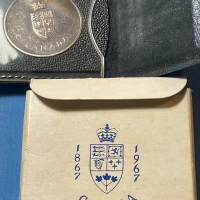 Canada 1867 - 1967 Confederation Centennial Sterling Silver Medal in Original Packaging as Pic'd.