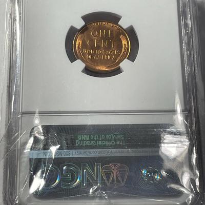 NGC Certified 1944-S MS67 Red Lincoln Cent as Pictured.