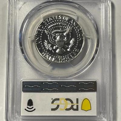 PCGS Rare Certified 1966 "No-Fg" Sp-64 SMS FS-901 Kennedy Silver Half Dollar as Pictured.