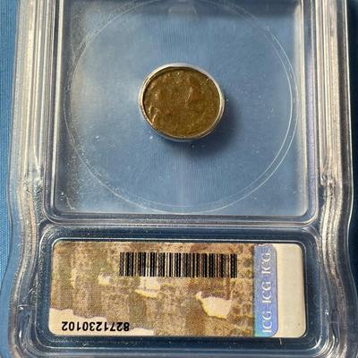 ICG CERTIFIED ROMAN EMPIRE 27BC-476AD GENUINE ERROR BRONZE COIN AS PICTURED. (COIN #801).