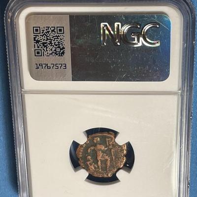 NGC CERTIFIED EASTERN ROMAN EMPIRE VALENS 364-378AD AE3 NUMMUS GENUINE COIN AS PICTURED. (COIN #449).