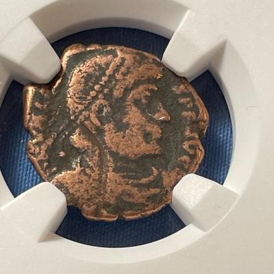 NGC CERTIFIED EASTERN ROMAN EMPIRE VALENS 364-378AD AE3 NUMMUS GENUINE COIN AS PICTURED. (COIN #449).