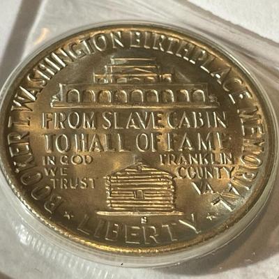BOOKER T. WASHINGTON 1947-P/D/S 3-COIN SET IN CHOICE BU CONDITION COMMEMORATIVE HALF DOLLARS AS PICTURED.