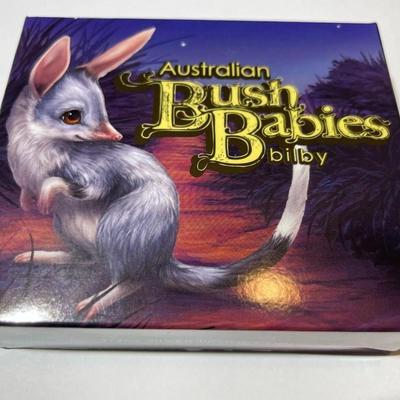 Australian Bush Babies BILBYE 2011 Proof Colorized 1/2 Ounce .999 Fine Silver Coin Limited to 10,000 as Pictured.