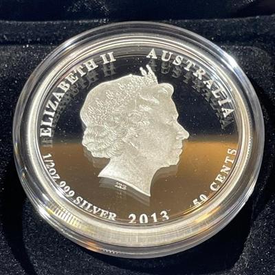 Australian Bush Babies POSSUM 2013 Proof Colorized 1/2 Ounce .999 Fine Silver Coin Limited to 10,000 as Pictured.