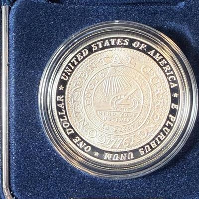 2006 P Ben Franklin Proof Silver One Dollar Founding Father $1 Coin Box and COA as Pictured.