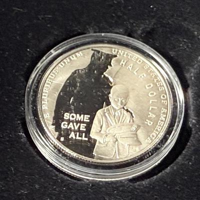 2022-S National Purple Heart Hall of Honor PROOF Half Dollar Coin Box and COA as Pictured.