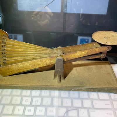 Antique 1924 Acme Egg Grading Scale/Specialty Mfg. Co. 10" Long in Fair Condition as Pic'd,