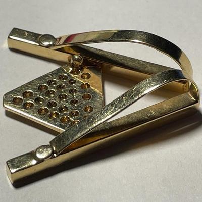 ESTATE PREOWNED 14K & DIAMOND SLIDE PENDANT 5.3 DWT/PENNYWEIGHTS WITH A HALF CARAT TW DIAMONDS AS PICTURED.