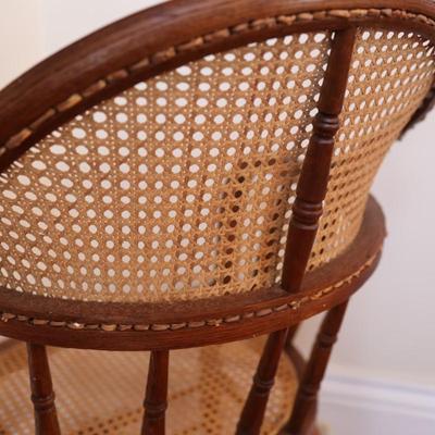 Vintage Cane Side Chair
