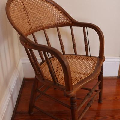 Vintage Cane Side Chair