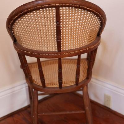 Vintage Cane Side Chair