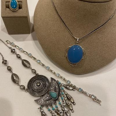Light blue jewelry
