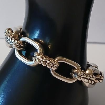 JAI by John Hardy Sterling Silver Link Bracelet – Original Box Included