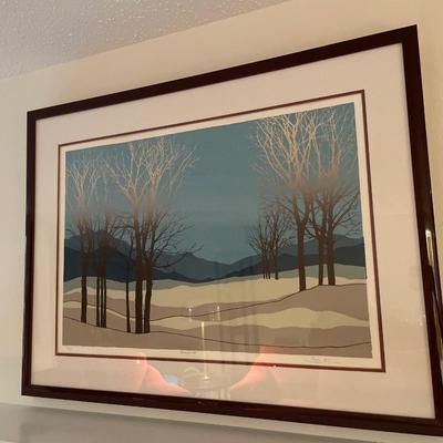 C. Martin signed and numbered art