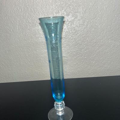 Vintage turquoise bud vase