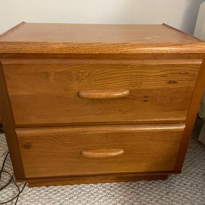 Oak nightstand