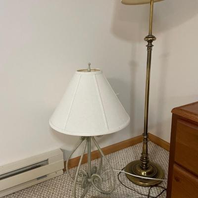 Lamps and clock
