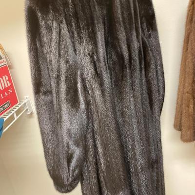 Vinci black fur coat