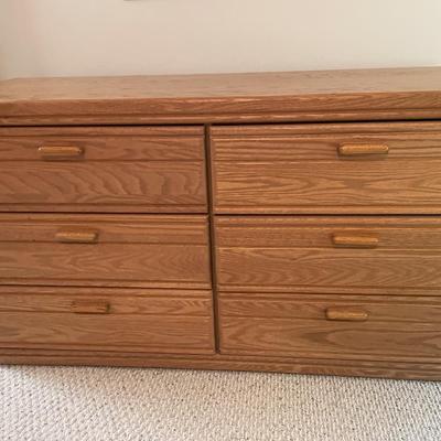 6 drawer oak dresser