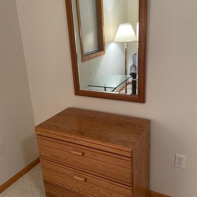 Palliser Small 3 drawer dresser with mirror