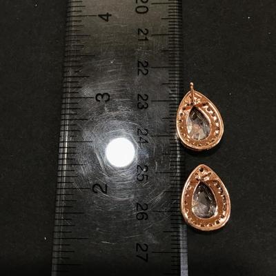 Beautiful Crystal Rhinestone teardrop studded earrings