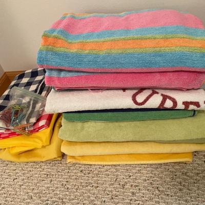 Beach towels and picnic tablecloths