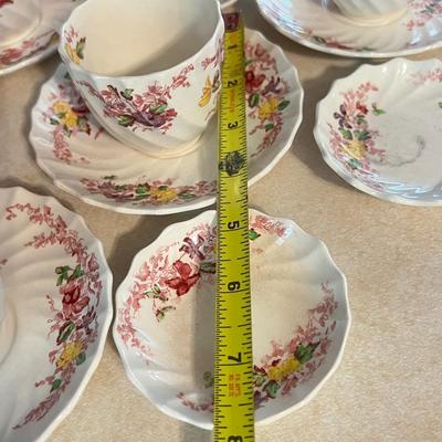 Copeland Spode Fairy Dell Dinnerware Tea Set - 26 Pieces