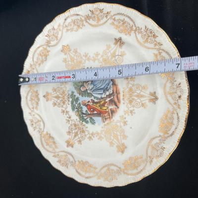 Vintage Porcelain China Lot - Commissioned Porcelain, 22 K Gold,