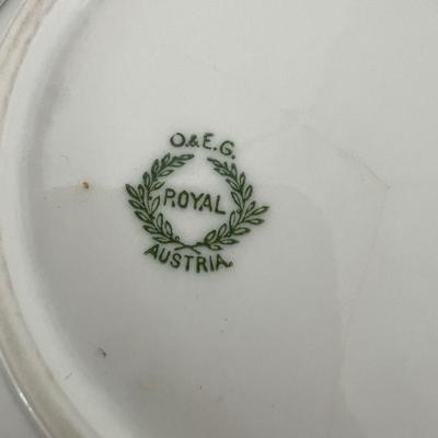 Vintage Porcelain China Lot - Commissioned Porcelain, 22 K Gold,