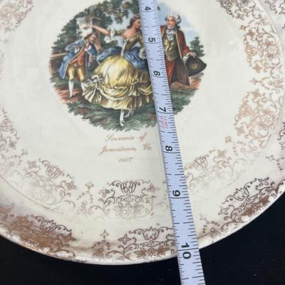 Vintage Porcelain China Lot - Commissioned Porcelain, 22 K Gold,