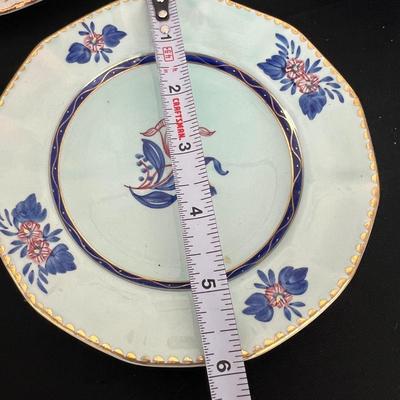 Vintage Porcelain China Lot - Commissioned Porcelain, 22 K Gold,