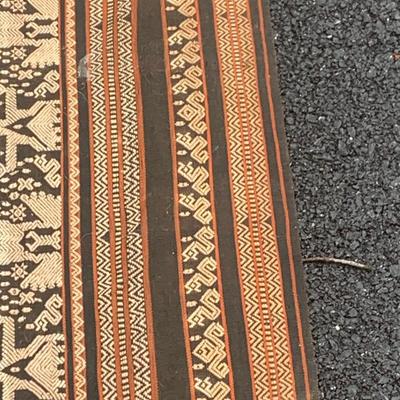 Antique Rug 3 - (8’ x 2’ Runner) Long Fringe