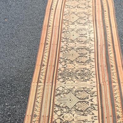Antique Rug 3 - (8’ x 2’ Runner) Long Fringe