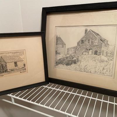 Vintage drawing art