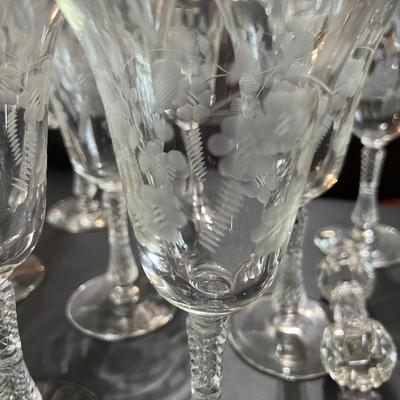 BIG Lot Cut Crystal, Glass, Decorative, Serving Ware, Vases, Milk Glass