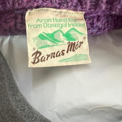 8 Vintage Irish Sweater Lot - Designer Rosemarie B, Wool, Cardigan
