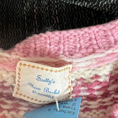 Vintage Wool Sweaters Hat Lot - Scandinavian, Irish