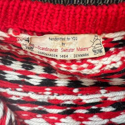 Vintage Wool Sweaters Hat Lot - Scandinavian, Irish