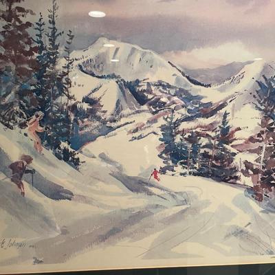 Cecile Jolinson ski art