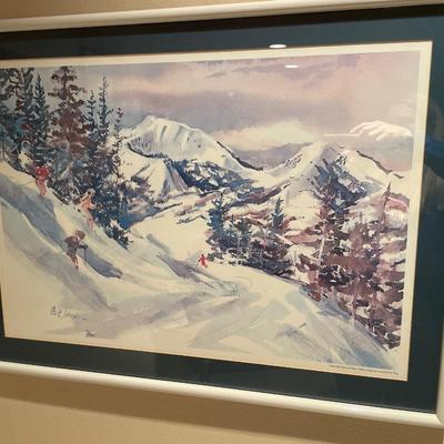 Cecile Jolinson ski art