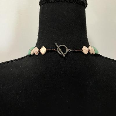 Beautiful stone and crystal cross statement necklace toggle class