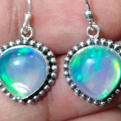 Splendid Aura Opal Earrings