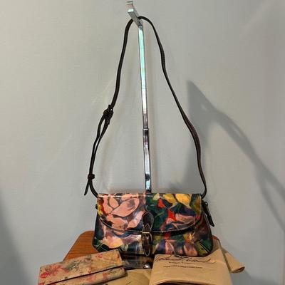 Italian Leather Patricia Nash Wallet & Crossbody Purse