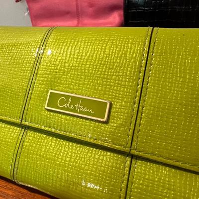 Cole Haan Wallet, NEW Leather Etienne Aigner Clutch, ILI Leather Clutch