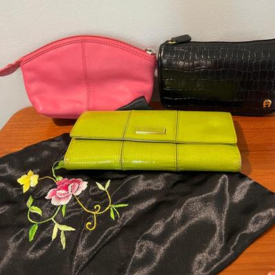 Cole Haan Wallet, NEW Leather Etienne Aigner Clutch, ILI Leather Clutch