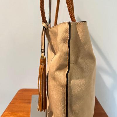 2 Faux Leather Concealed Carry Totes Purses - Orange is "Connor"