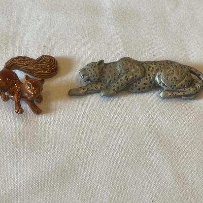 Animal brooches