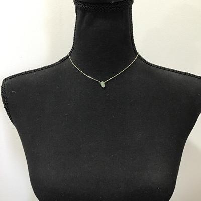 Beautiful Luna Aventurine gemstone necklace very nice