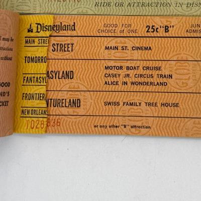 Sale Photo Thumbnail #420: late 60's or early 70's Vintage Ticket book and Coupons.  See photos for details.